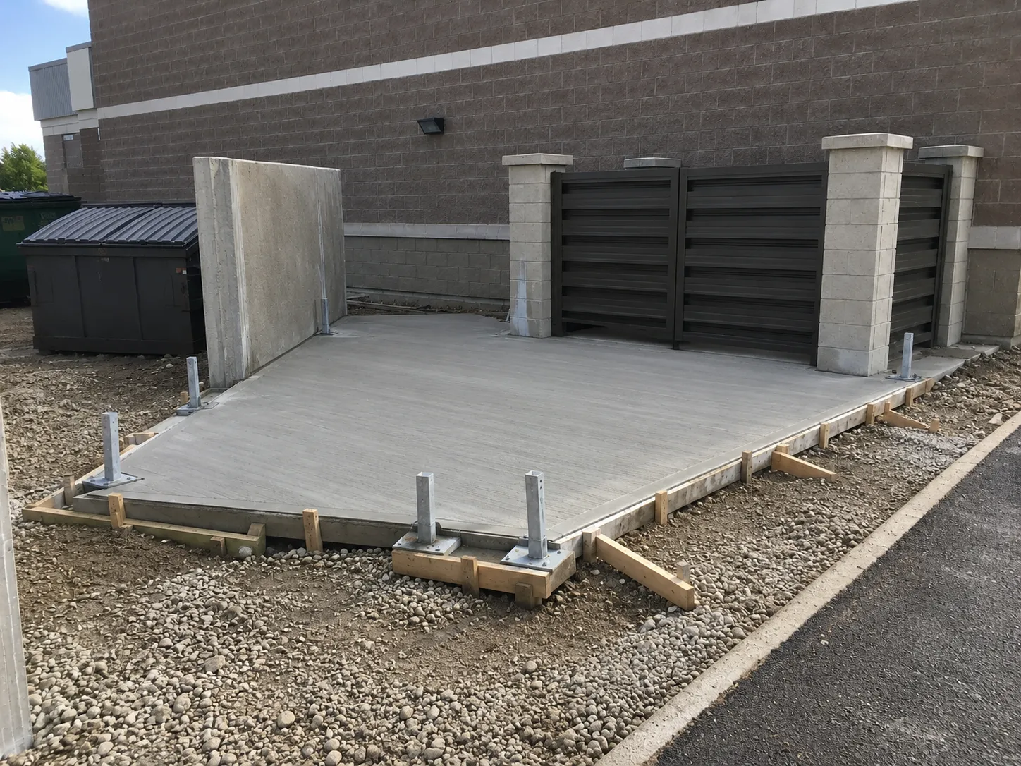 The Aurora market for dumpster and enclosure pads for Dumpster and Enclosure Pads in Aurora