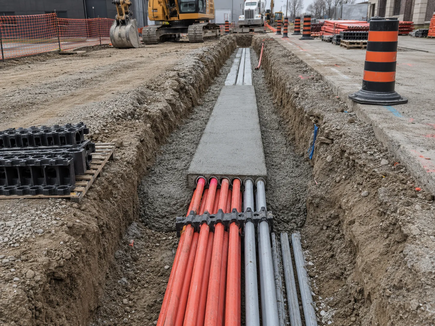 The Brampton market for electrical duct bank and underground conduit for Electrical Duct Bank and Underground Conduit in Brampton