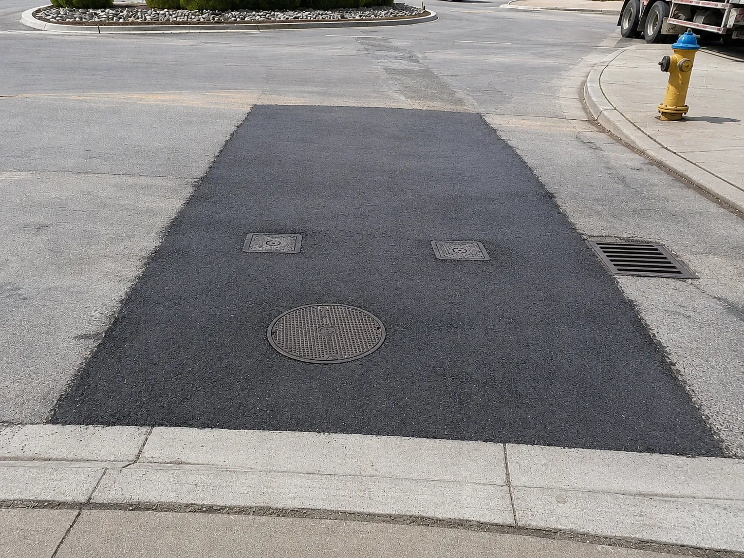 Completed Emergency Watermain Repair installation by Harrowgate Group