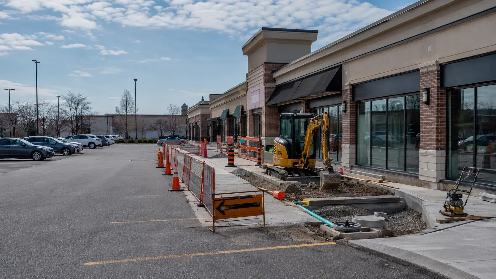 Property Management Snow Removal, completed by Harrowgate Group