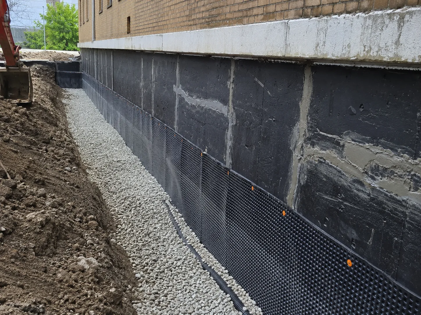 Completed Foundation Repair installation in Markham by Harrowgate Group