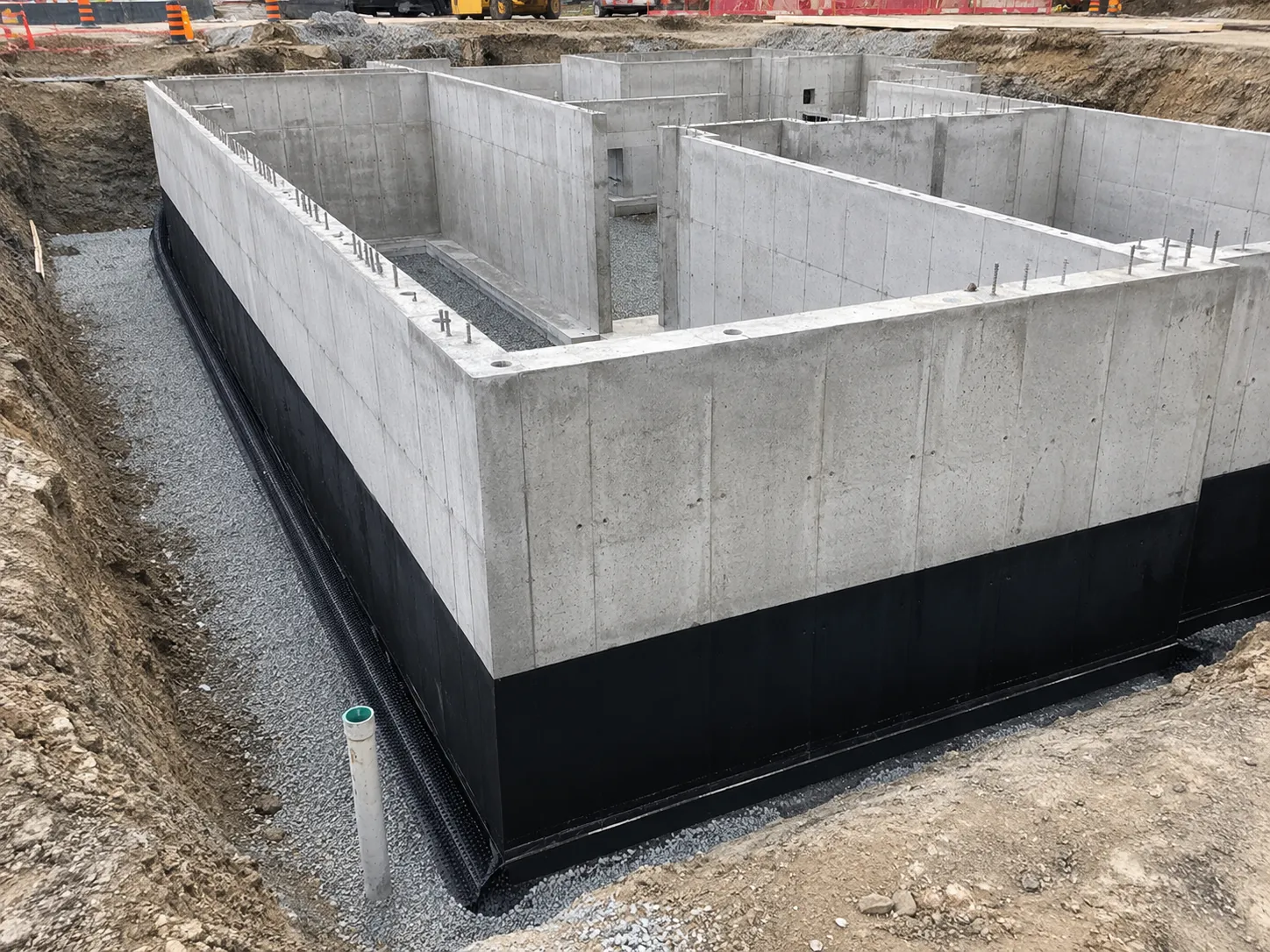 Completed Foundation Walls installation in Aurora by Harrowgate Group
