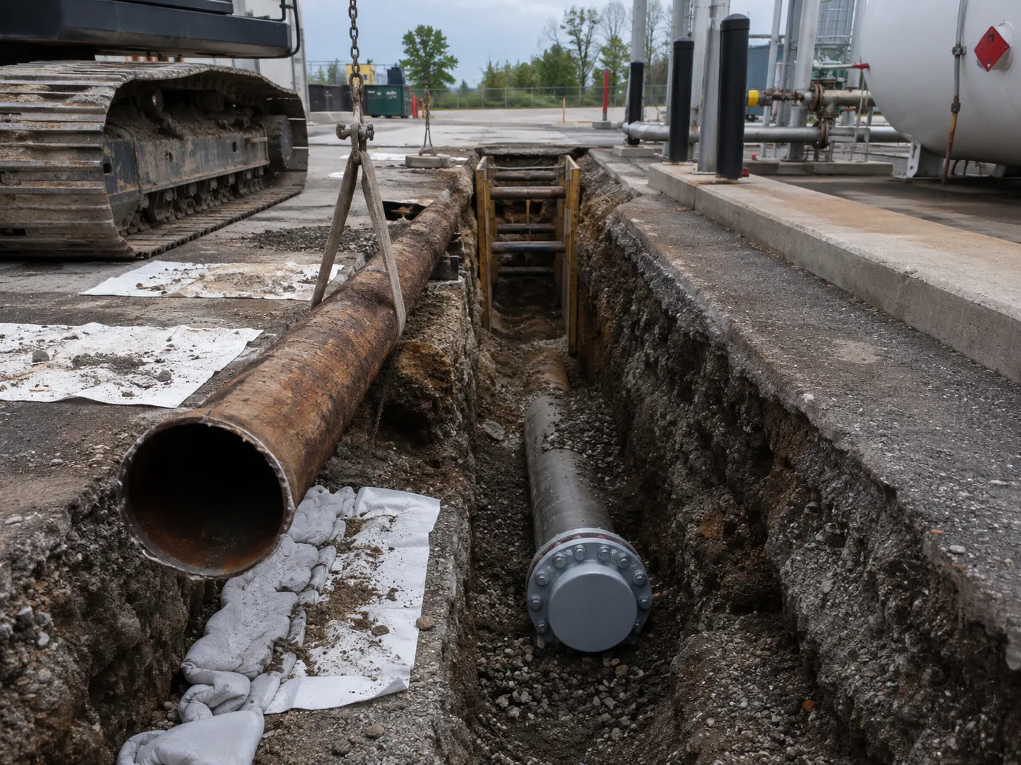 Fuel Line Removal and Abandonment across Milton property by Harrowgate Group