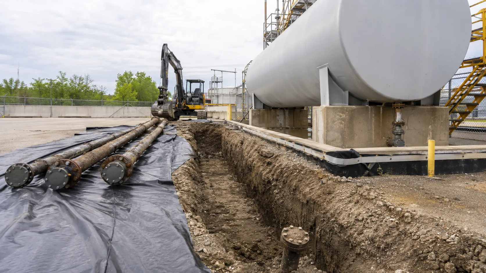 Fuel Line Removal and Abandonment in Milton, Ontario, completed by Harrowgate Group