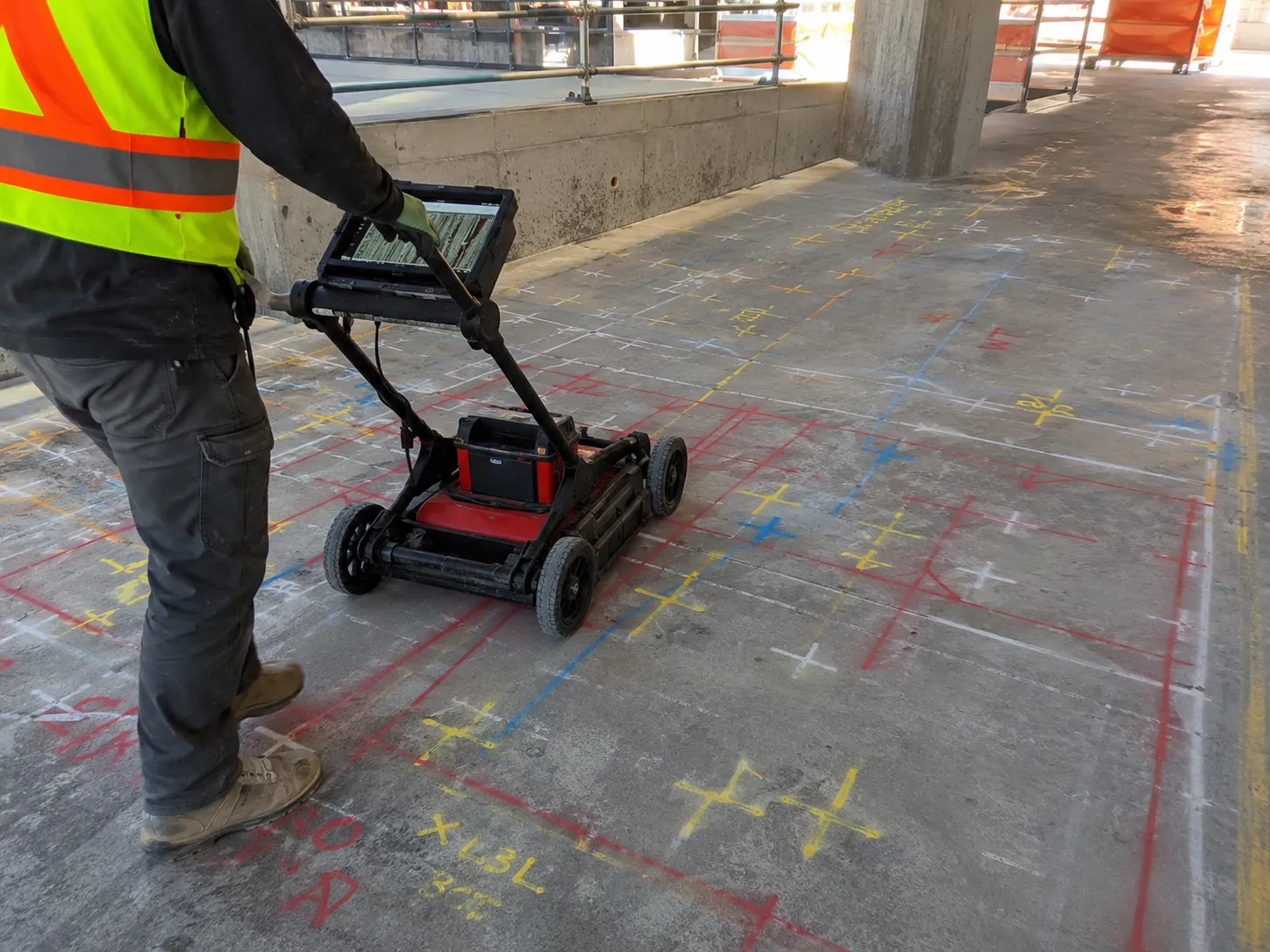 Completed GPR Concrete Scanning installation in Markham by Harrowgate Group