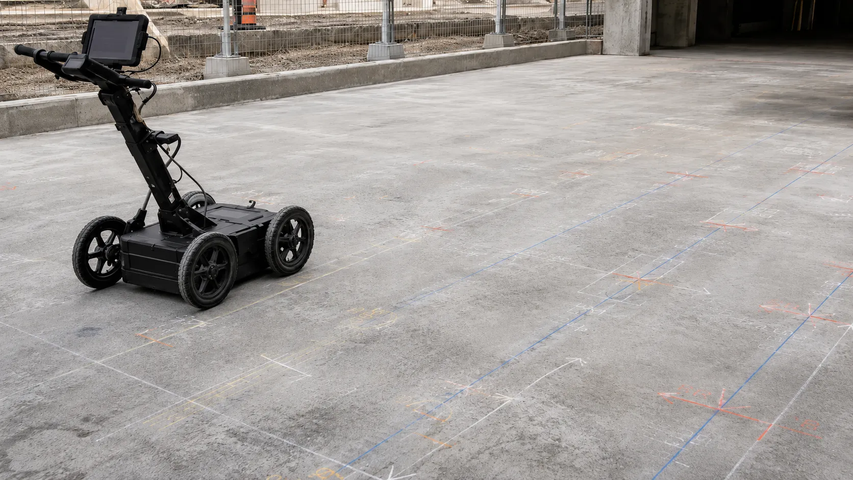 GPR Concrete Scanning, self-performed and completed by Harrowgate Group