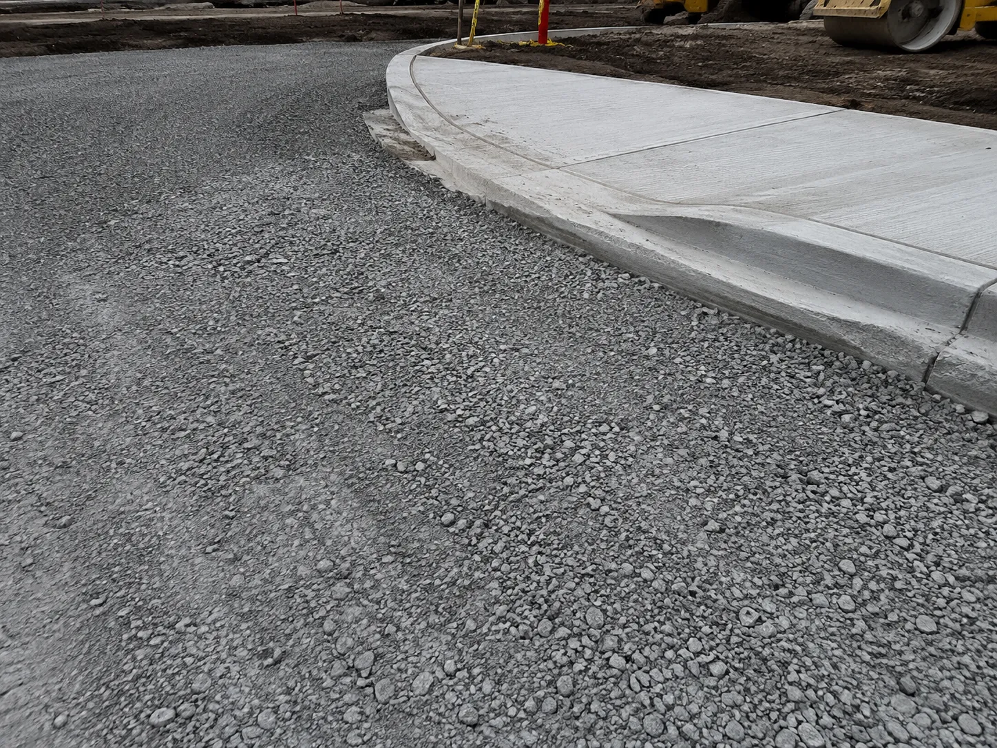 Granular Base and Subgrade Prep in Markham being built and completed on site by Harrowgate Group