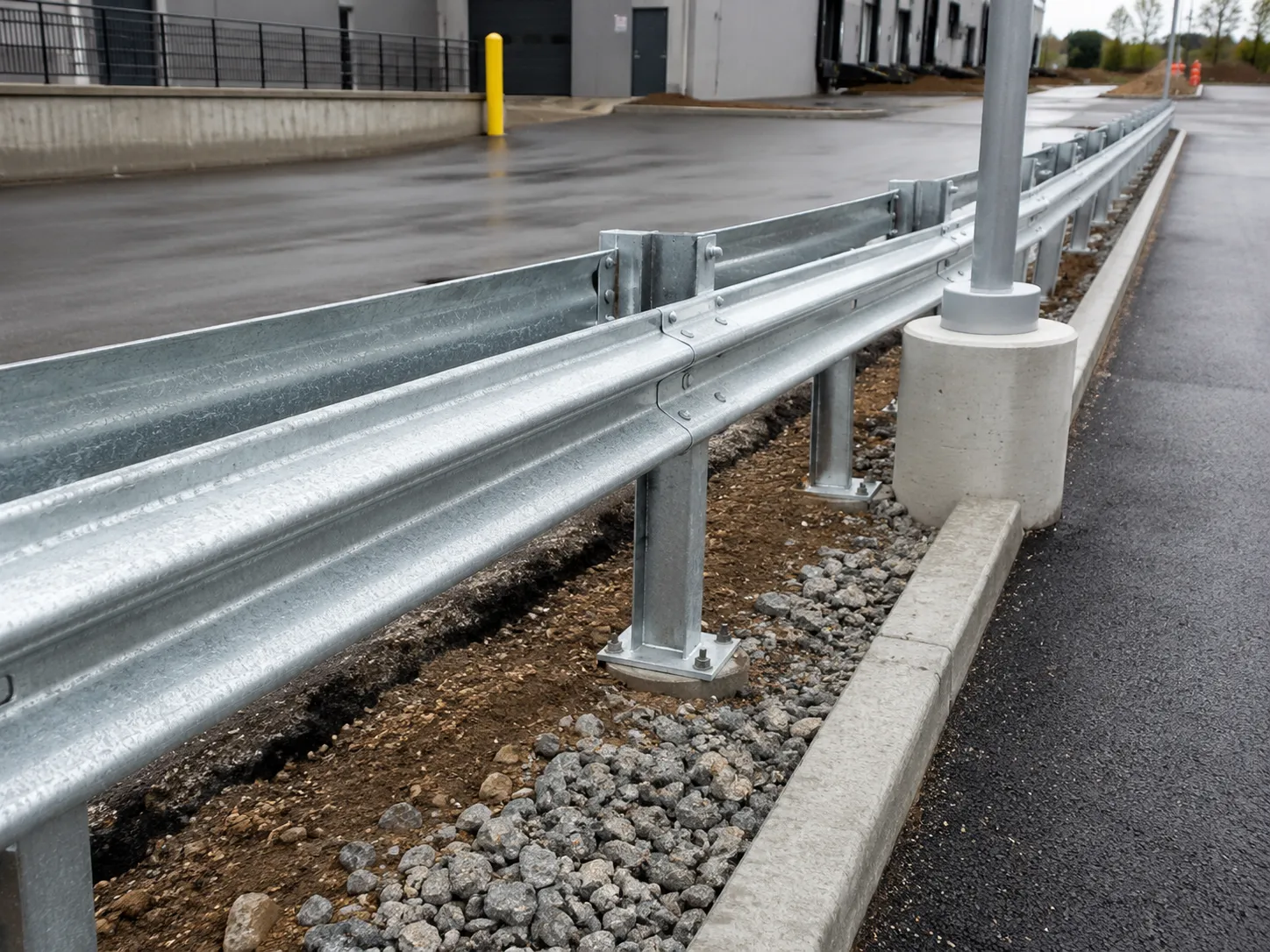 Guardrail and Guide Rail Installation in Aurora being built and completed on site by Harrowgate Group