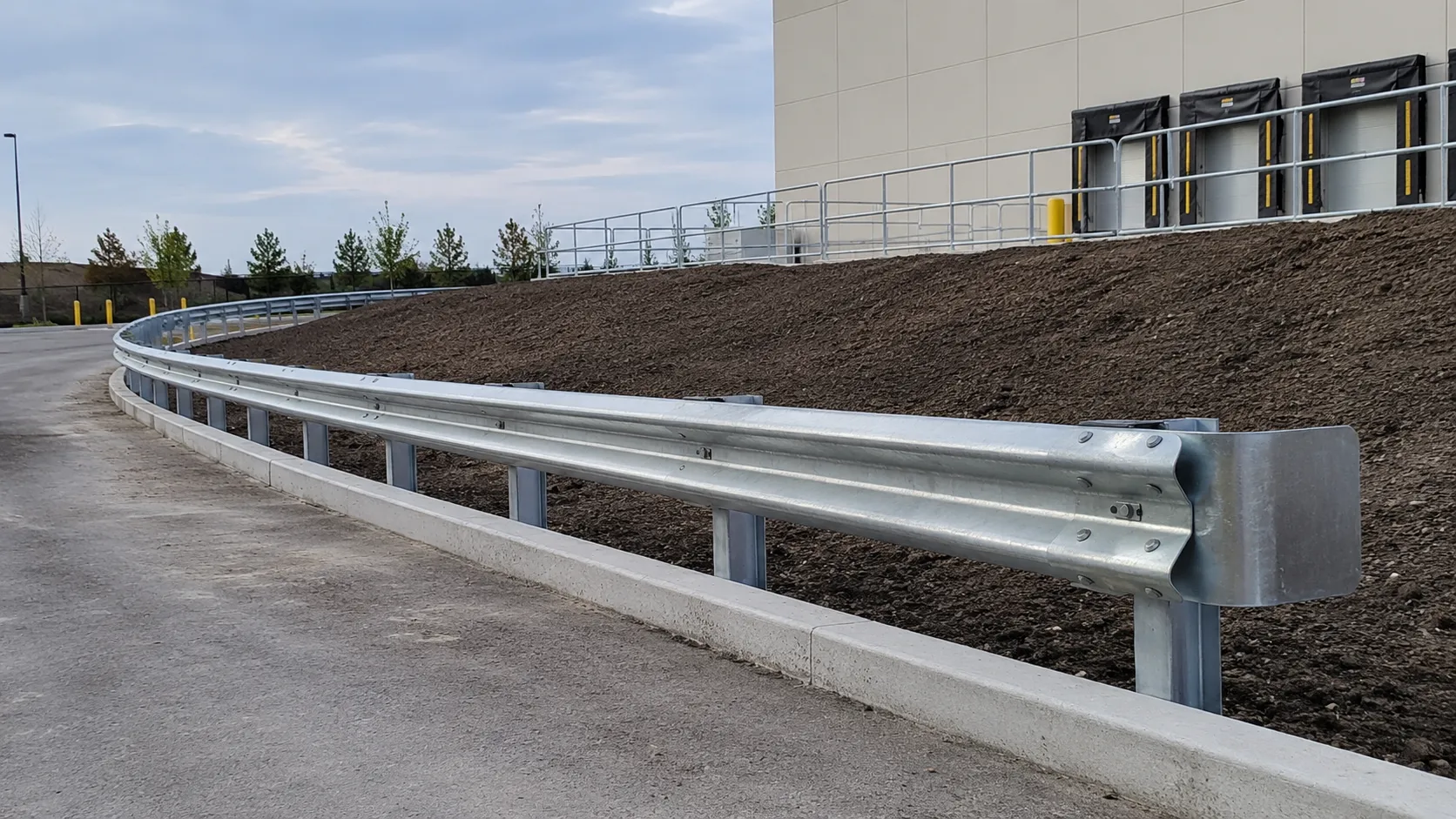 Guardrail and Guide Rail Installation in Aurora, Ontario, self-performed and completed by Harrowgate Group