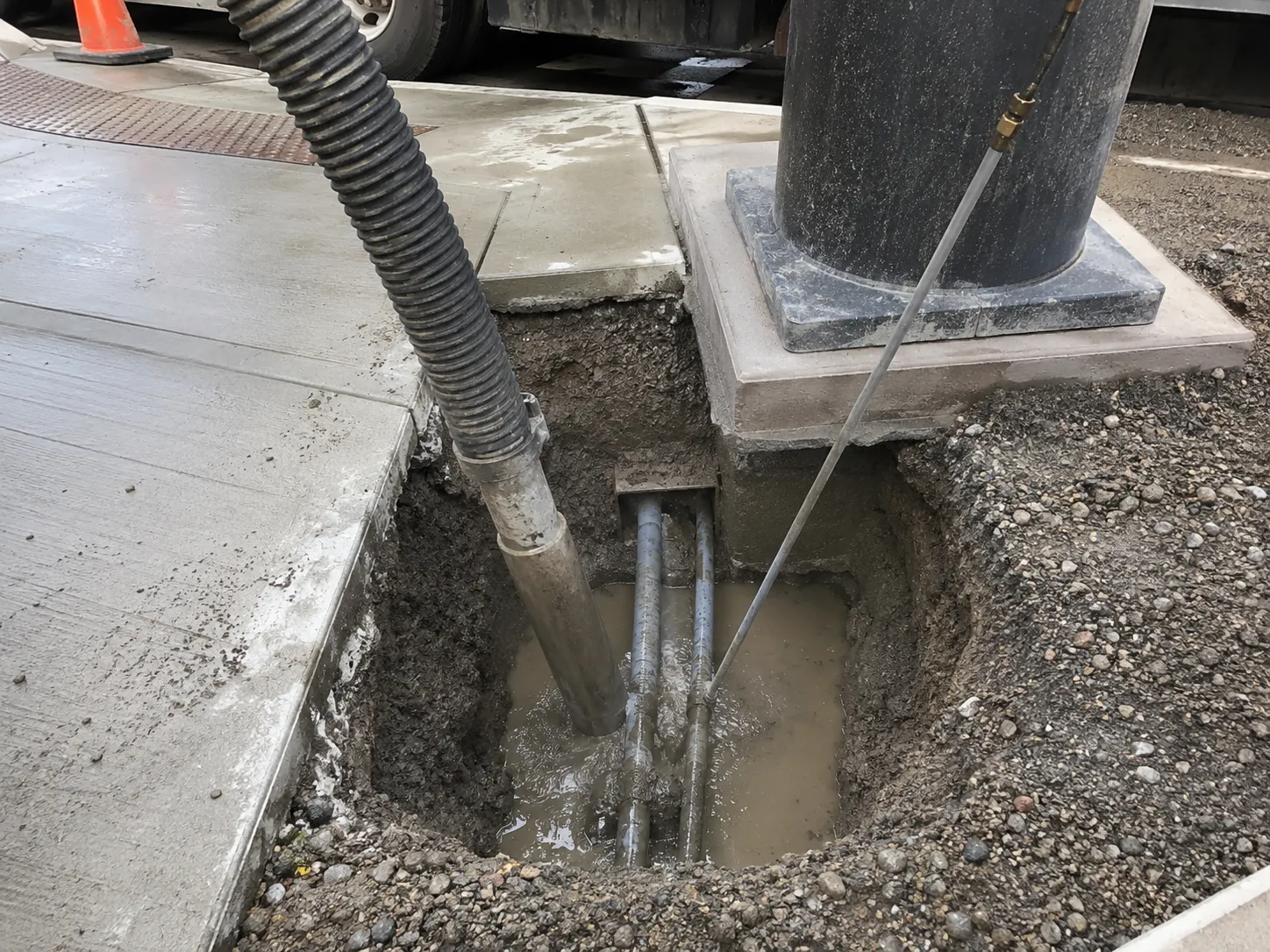 Hydro Excavation in Markham being built and completed on site by Harrowgate Group