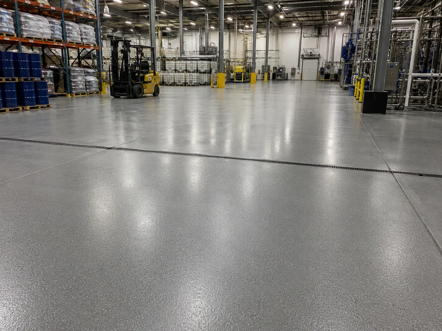 Completed Industrial Floor Coatings installation by Harrowgate Group