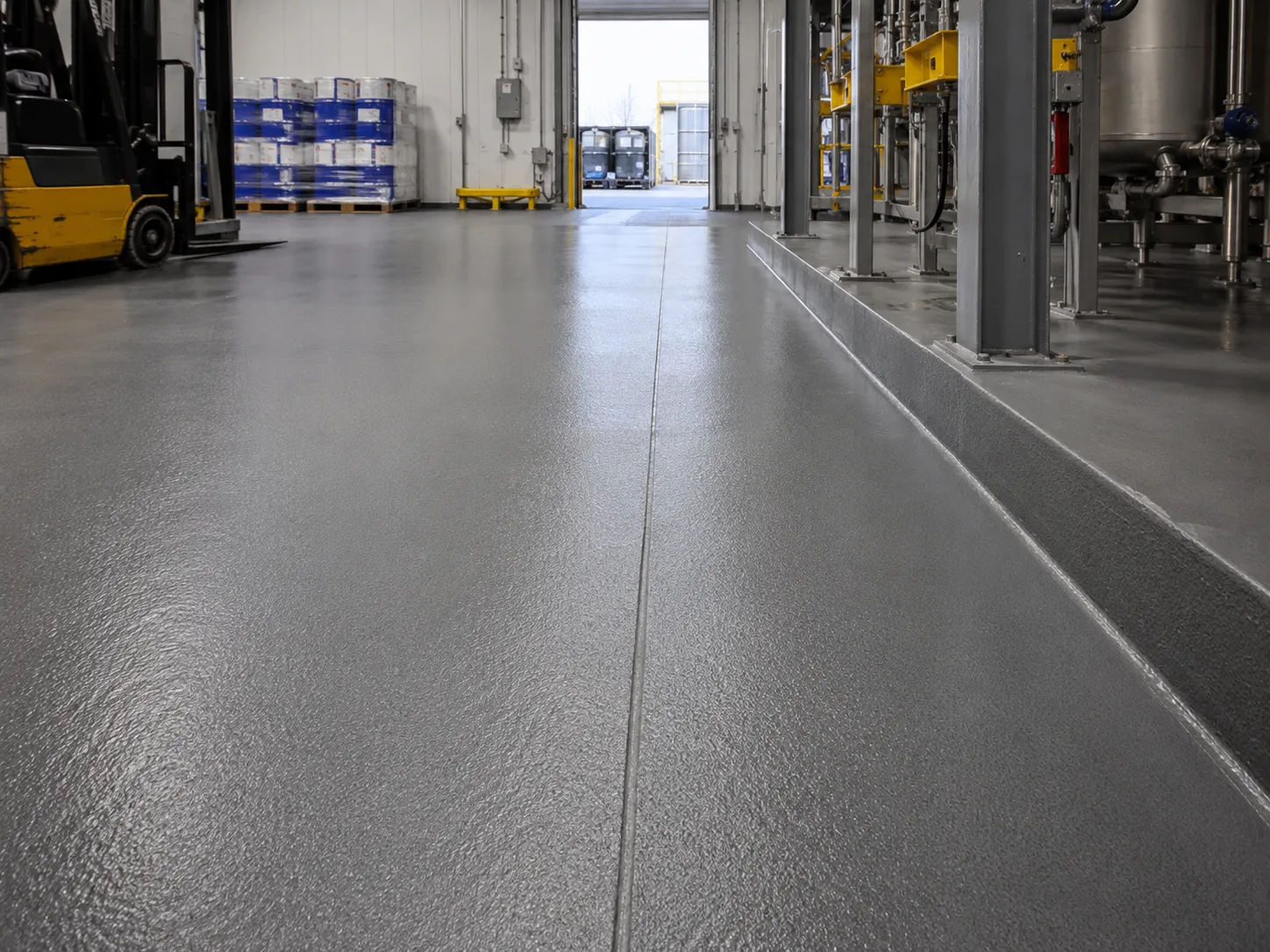 Industrial Floor Coatings being built and completed on site by Harrowgate Group
