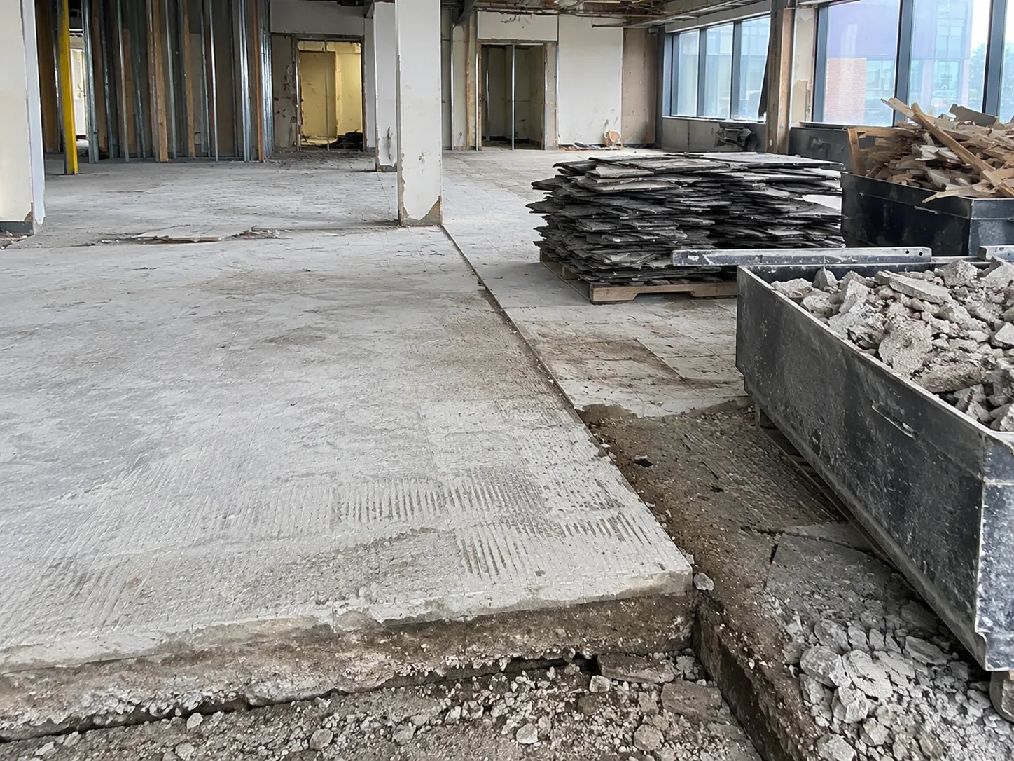 Interior Demolition and Strip-Outs in Markham being built and completed on site by Harrowgate Group
