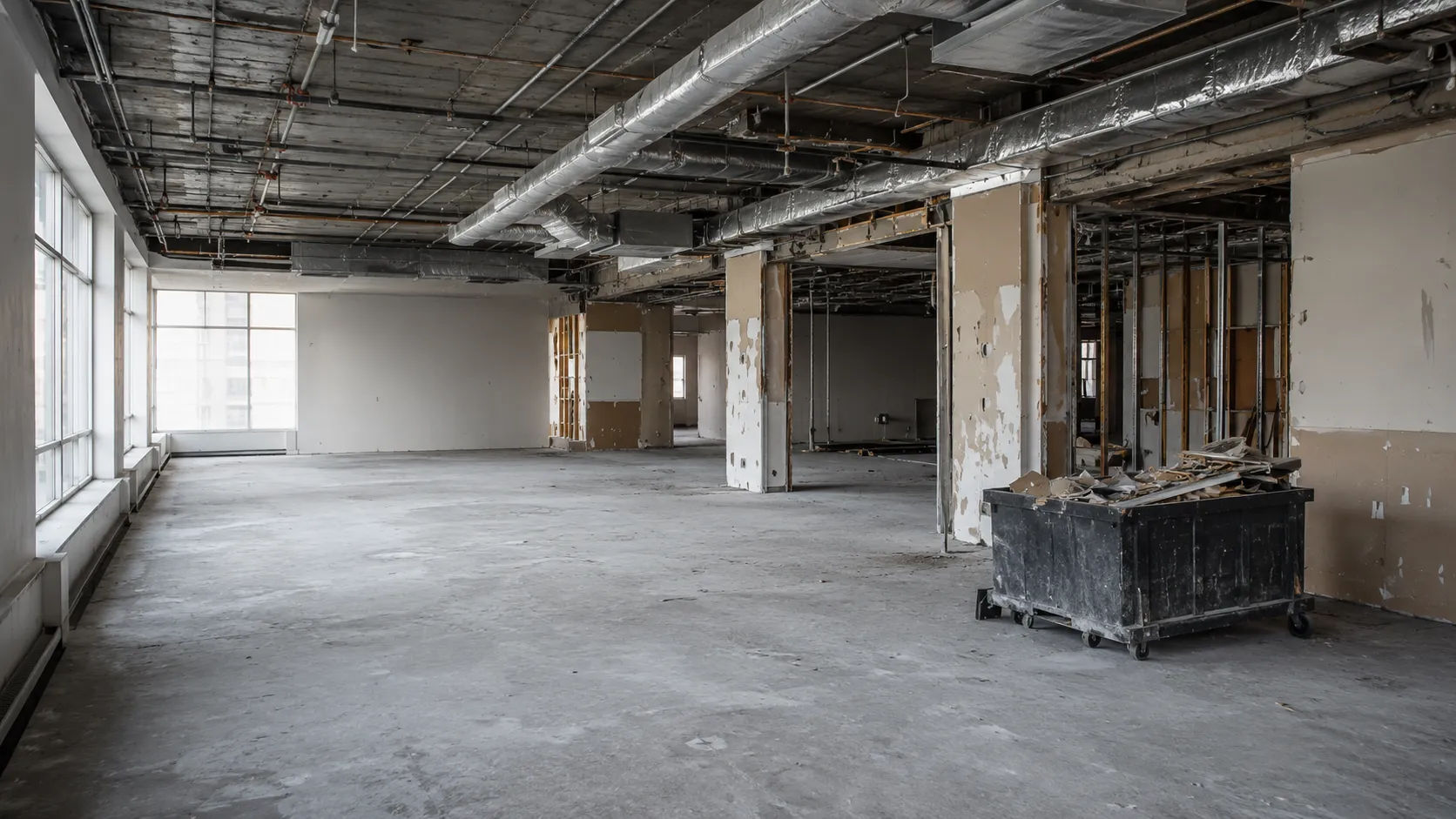 Interior Demolition and Strip-Outs in Markham, Ontario, self-performed and completed by Harrowgate Group
