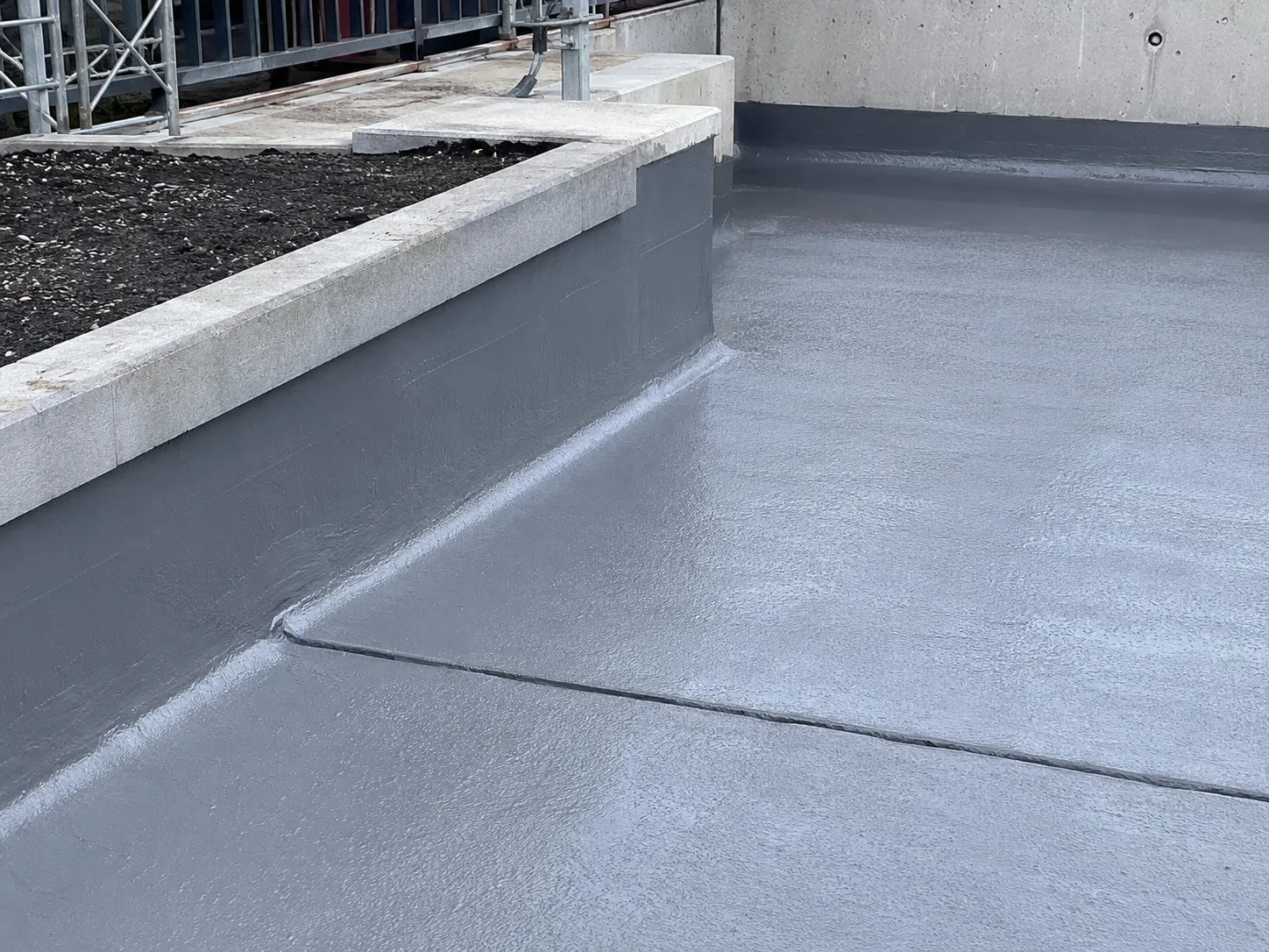 Liquid Membrane Waterproofing in Markham being built and completed on site by Harrowgate Group