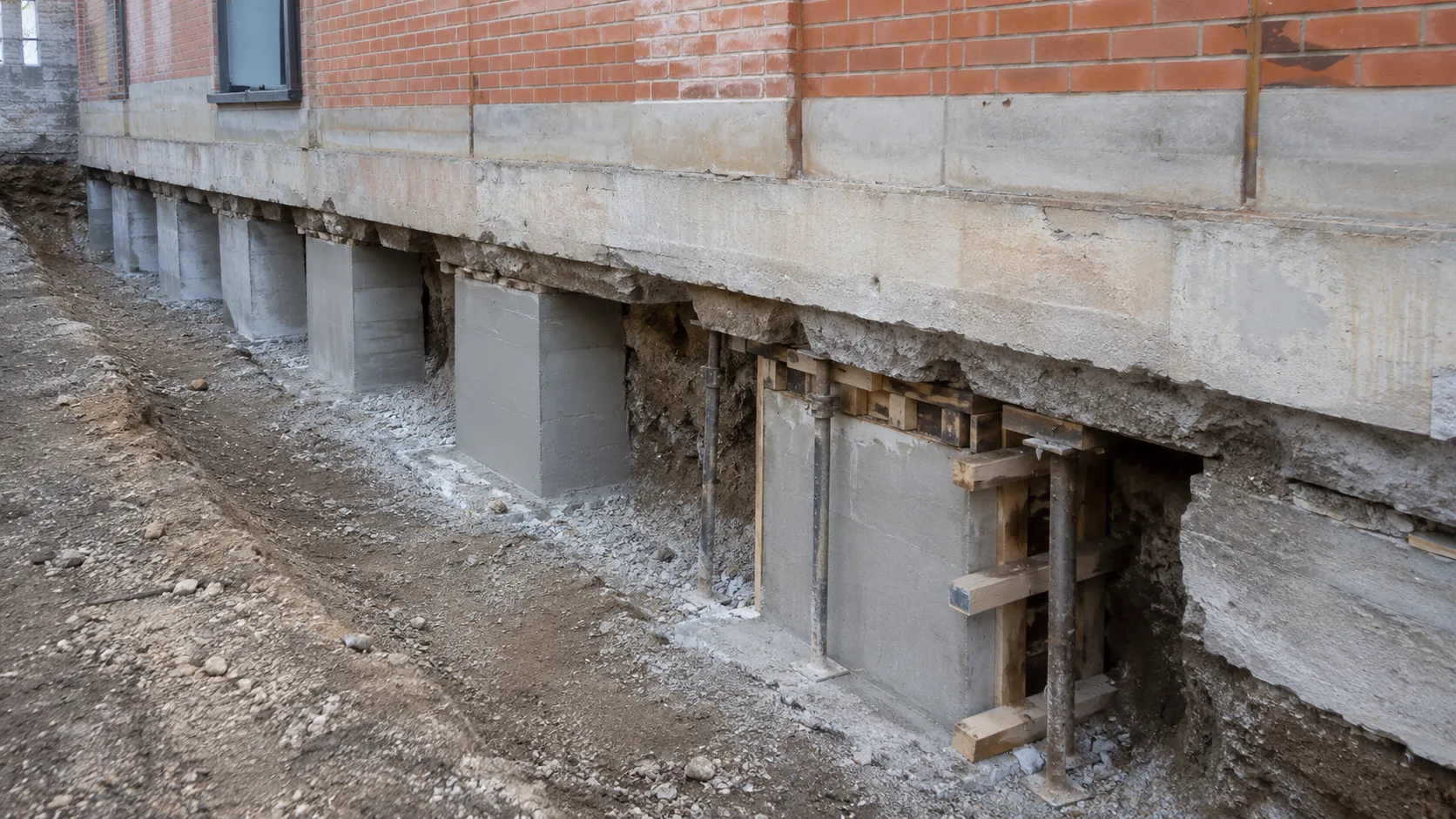 Mass Concrete Underpinning, completed by Harrowgate Group