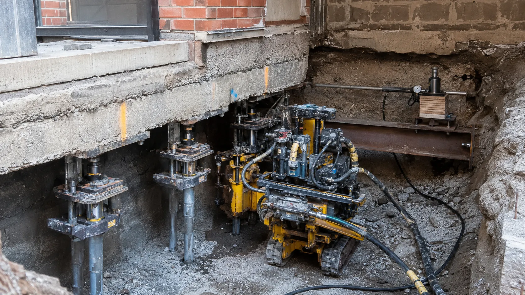 Micropile Underpinning, completed by Harrowgate Group