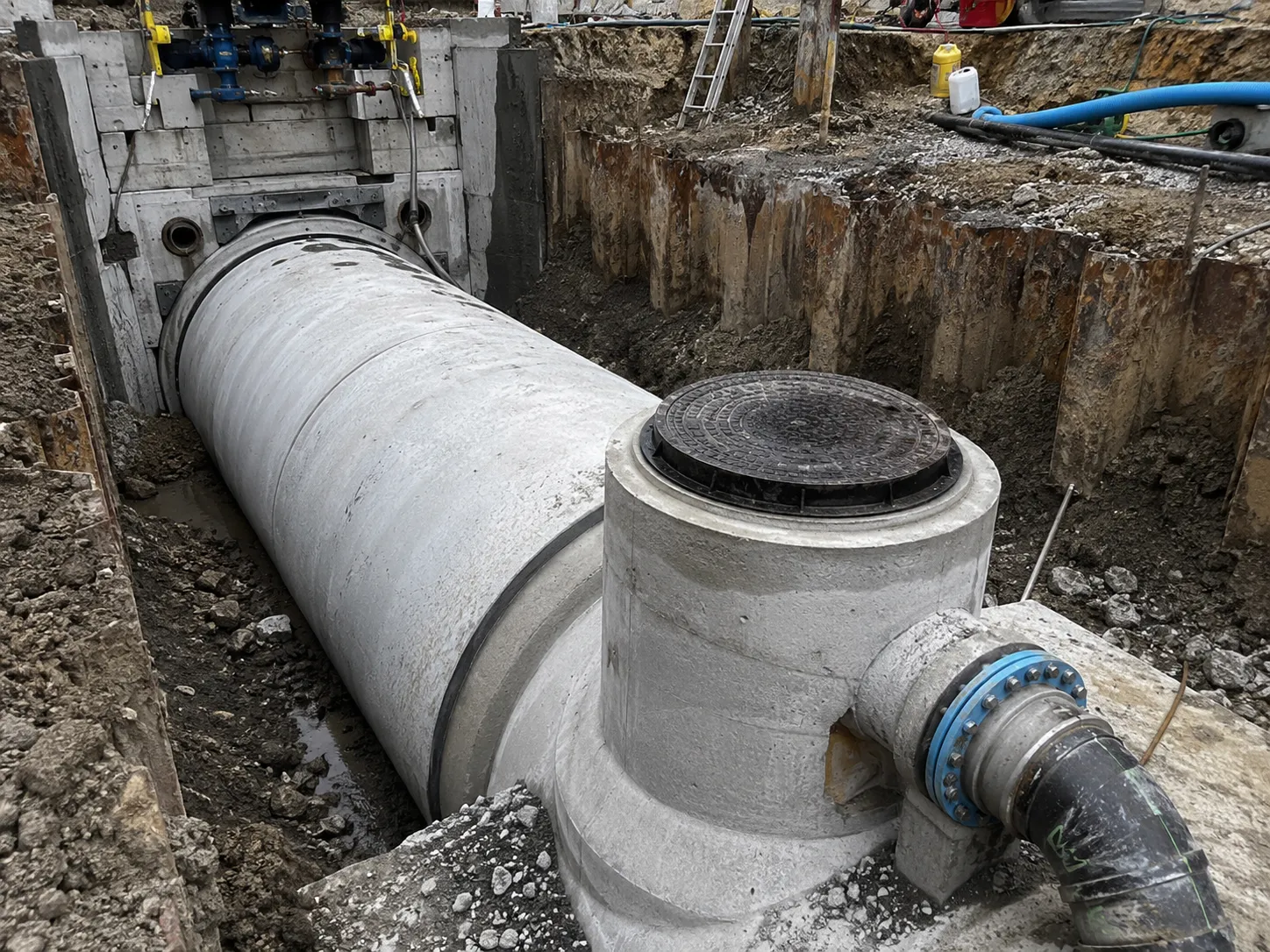 Microtunnelling and Pipe Jacking in Kitchener being built and completed on site by Harrowgate Group