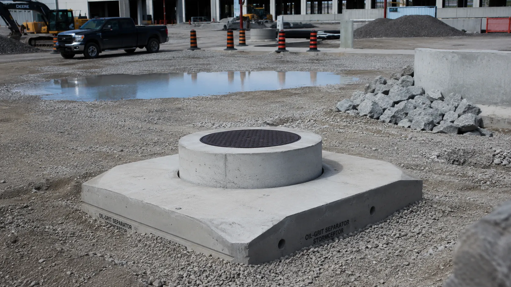 Oil-Grit Separators in Markham, Ontario, self-performed and completed by Harrowgate Group