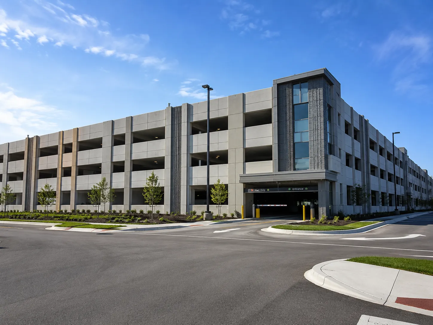 Parking Structure Construction in Ajax being built and completed on site by Harrowgate Group