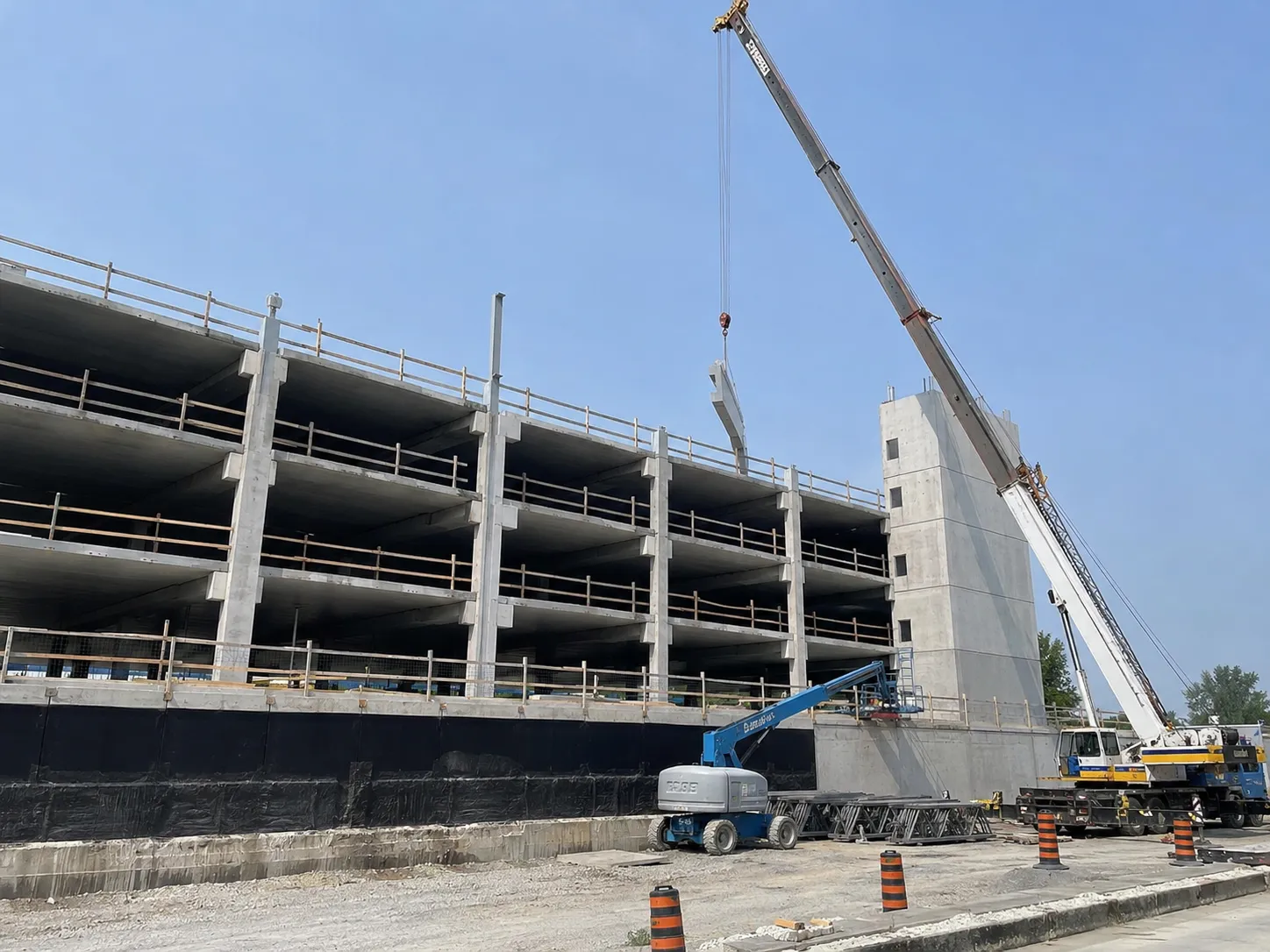 The Ajax market for parking structure construction for Parking Structure Construction in Ajax