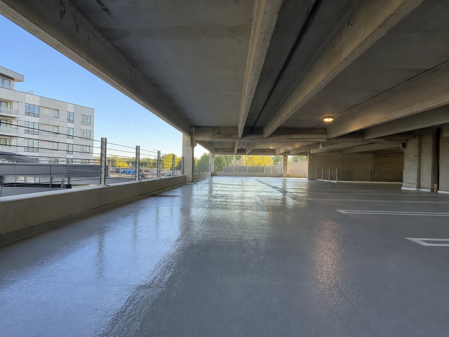 Completed Parking Structure Repair installation in Markham by Harrowgate Group