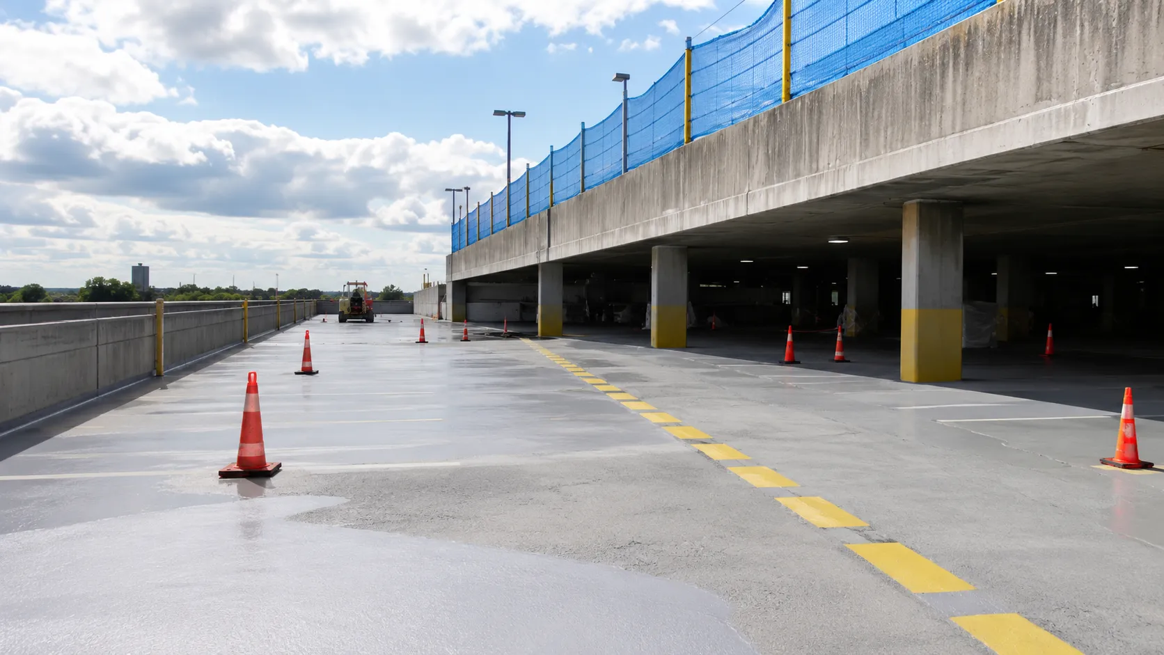 Parking Structure Repair, self-performed and completed by Harrowgate Group