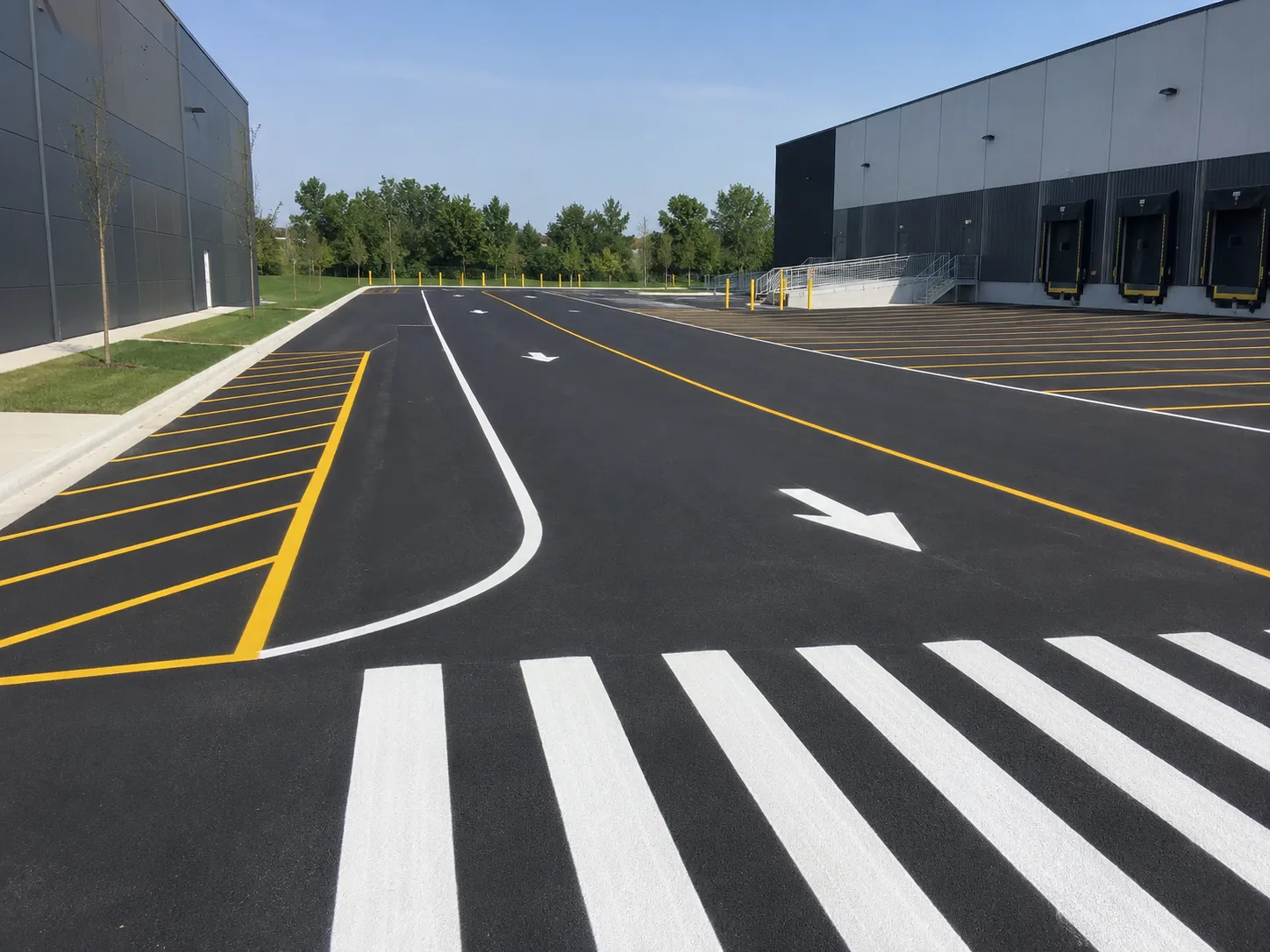 Where pavement line marking is needed in Kitchener for Pavement Line Marking in Kitchener