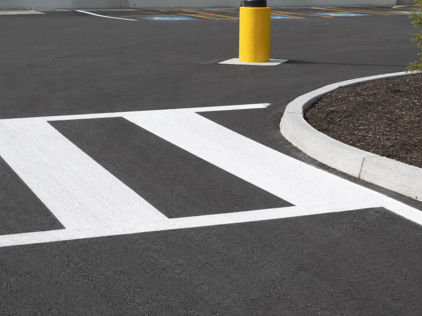 Pavement Line Marking in Kitchener being built and completed on site by Harrowgate Group