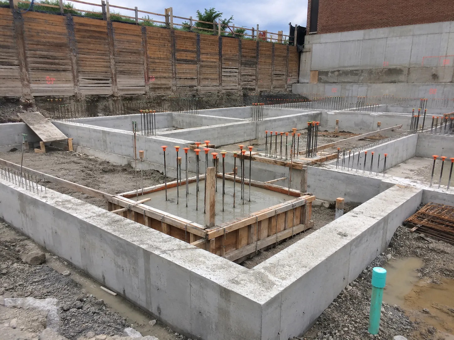 Completed Pile Caps and Grade Beams installation in Richmond Hill by Harrowgate Group
