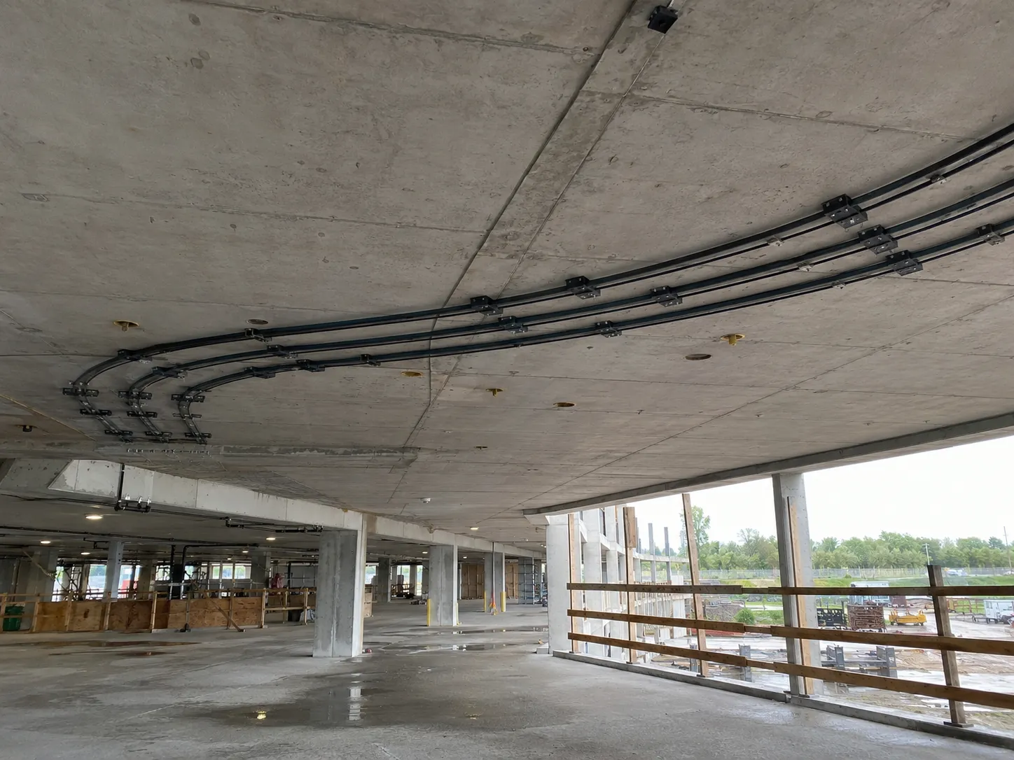 Completed Post-Tension Concrete installation in Aurora by Harrowgate Group