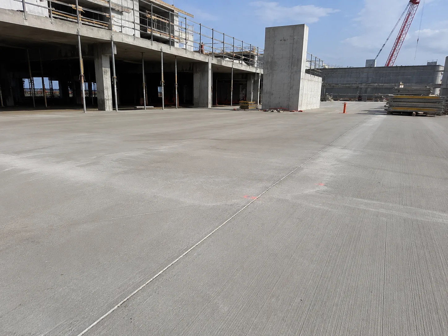Post-Tension Concrete being built and completed on site by Harrowgate Group