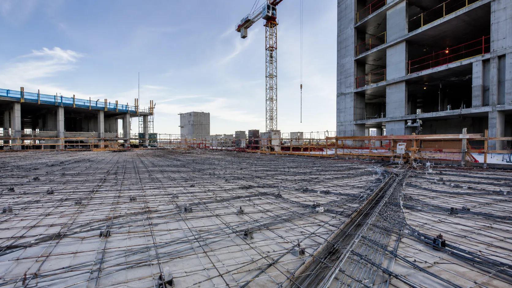 Post-Tension Concrete, self-performed and completed by Harrowgate Group