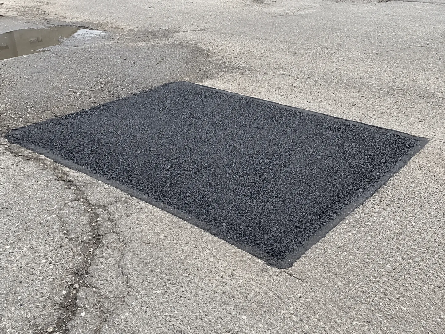 Pothole Repair in Markham being built and completed on site by Harrowgate Group