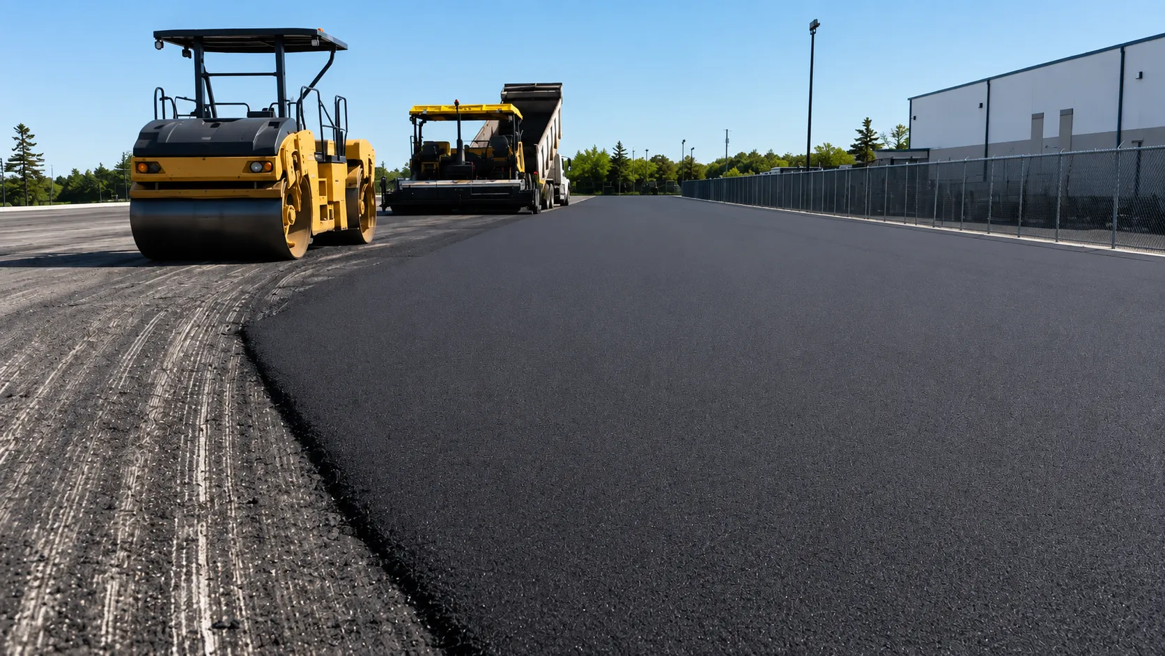 Repaving and Resurfacing in Markham, Ontario, self-performed and completed by Harrowgate Group