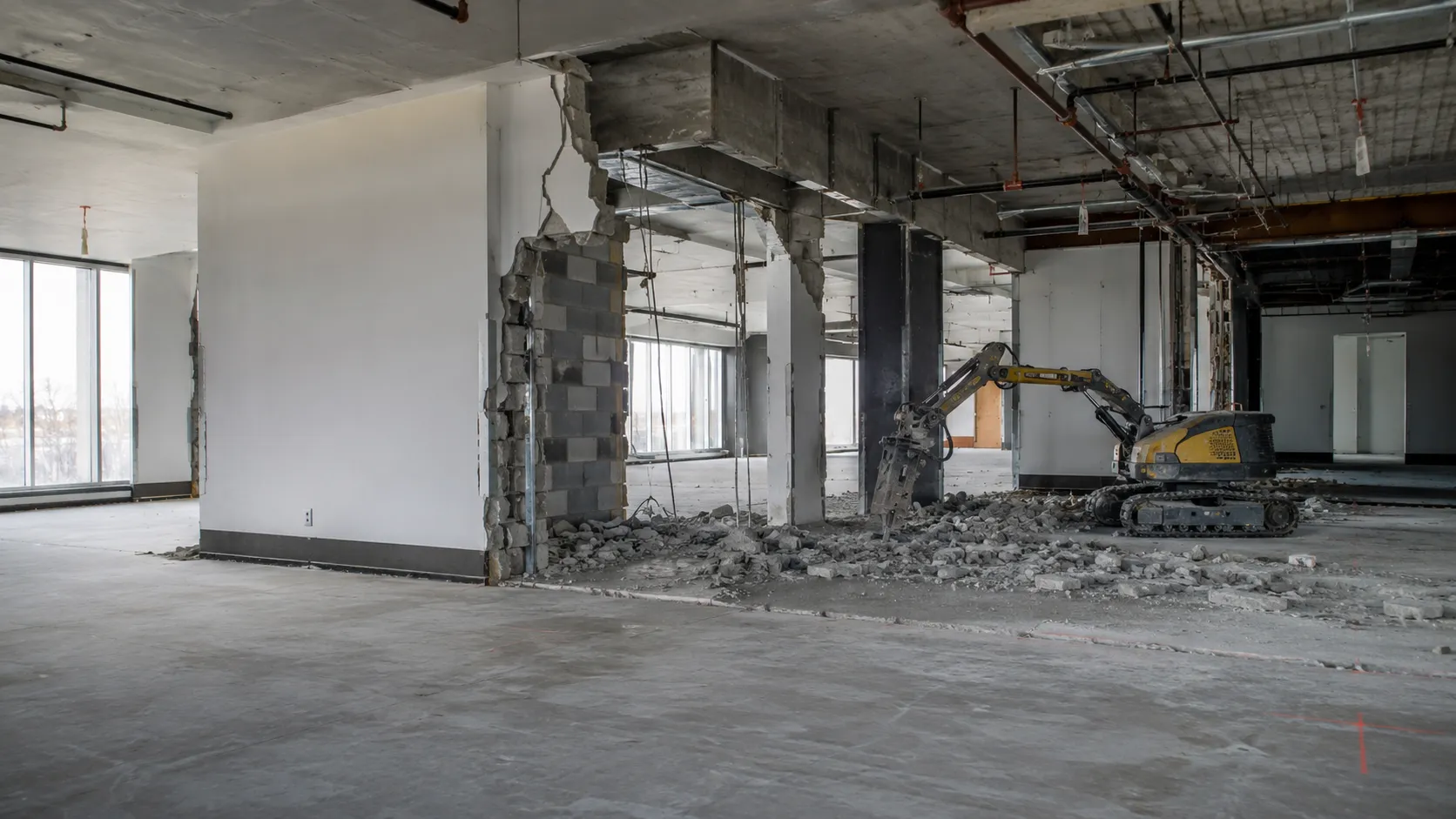 Selective Demolition, completed by Harrowgate Group