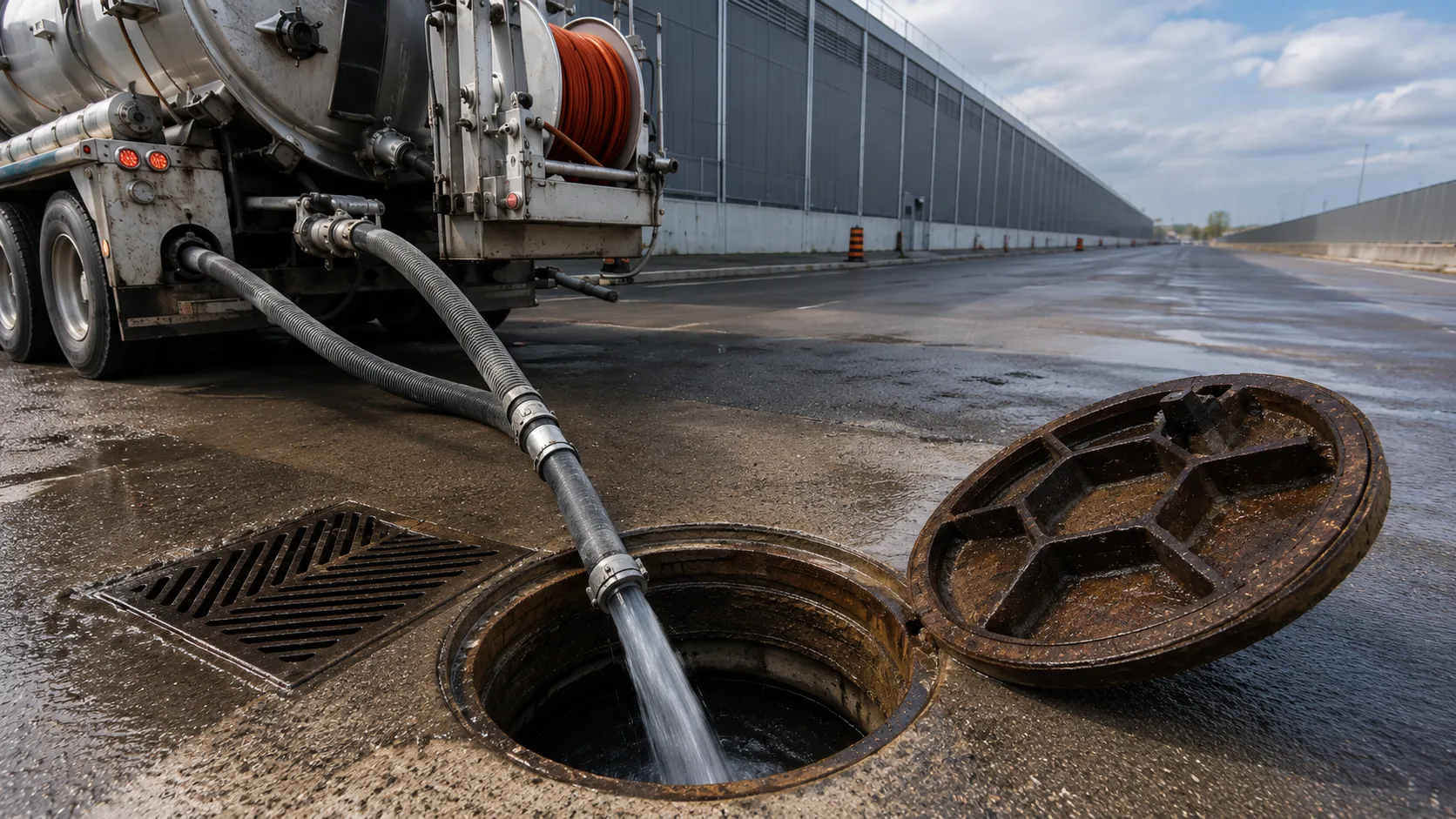 Sewer Cleaning and Flushing in Aurora, Ontario, self-performed and completed by Harrowgate Group