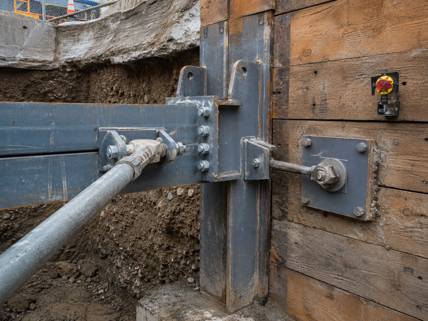 Shoring Design-Build being built and completed on site by Harrowgate Group