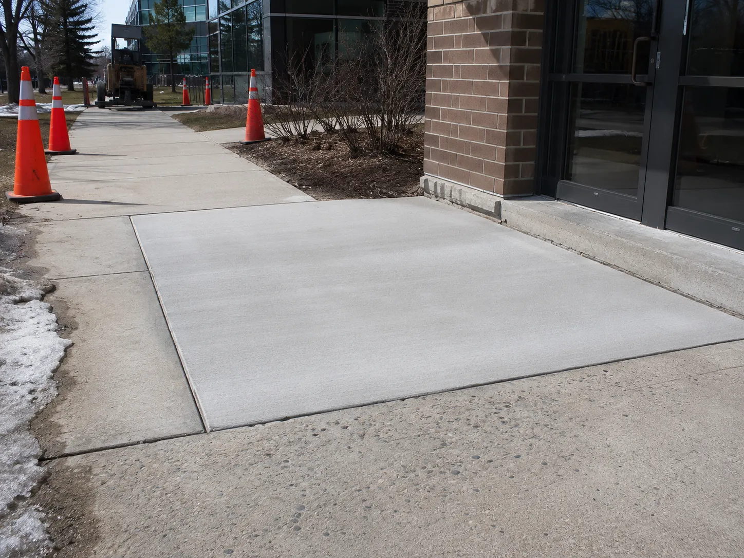 Completed Sidewalk Repair and Trip Hazard Removal installation in Kitchener by Harrowgate Group