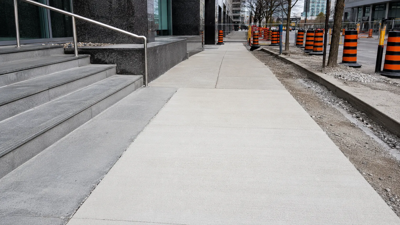 Sidewalk Repair and Trip Hazard Removal in Kitchener, Ontario, self-performed and completed by Harrowgate Group