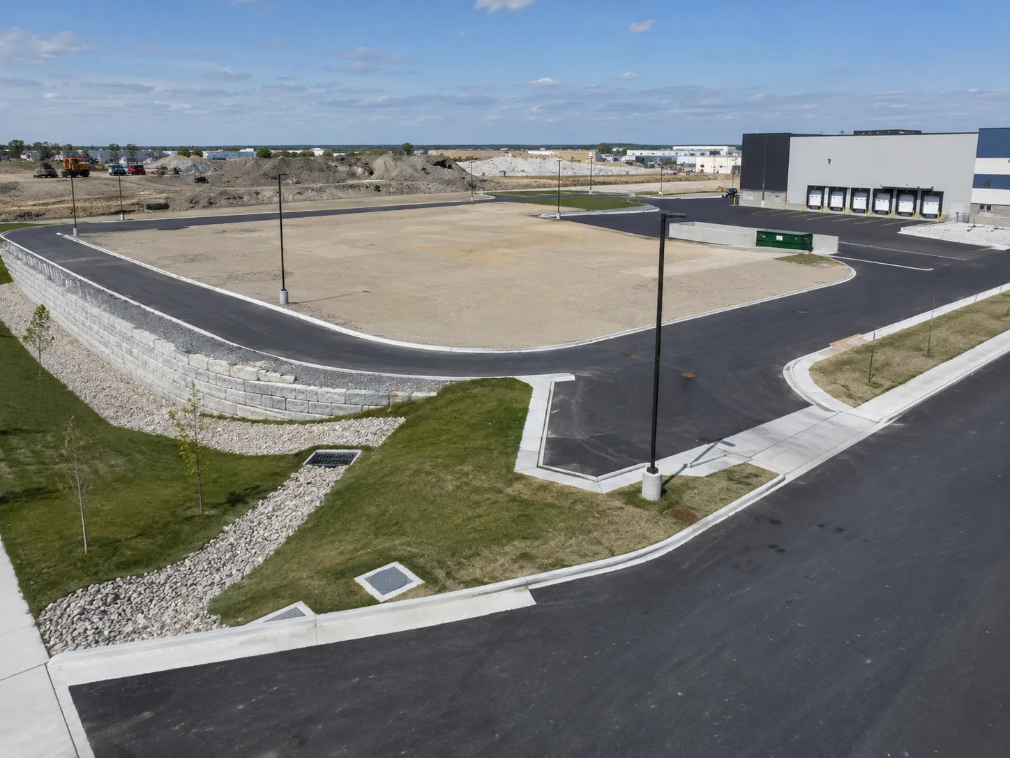 Completed Site Development installation in Mississauga by Harrowgate Group