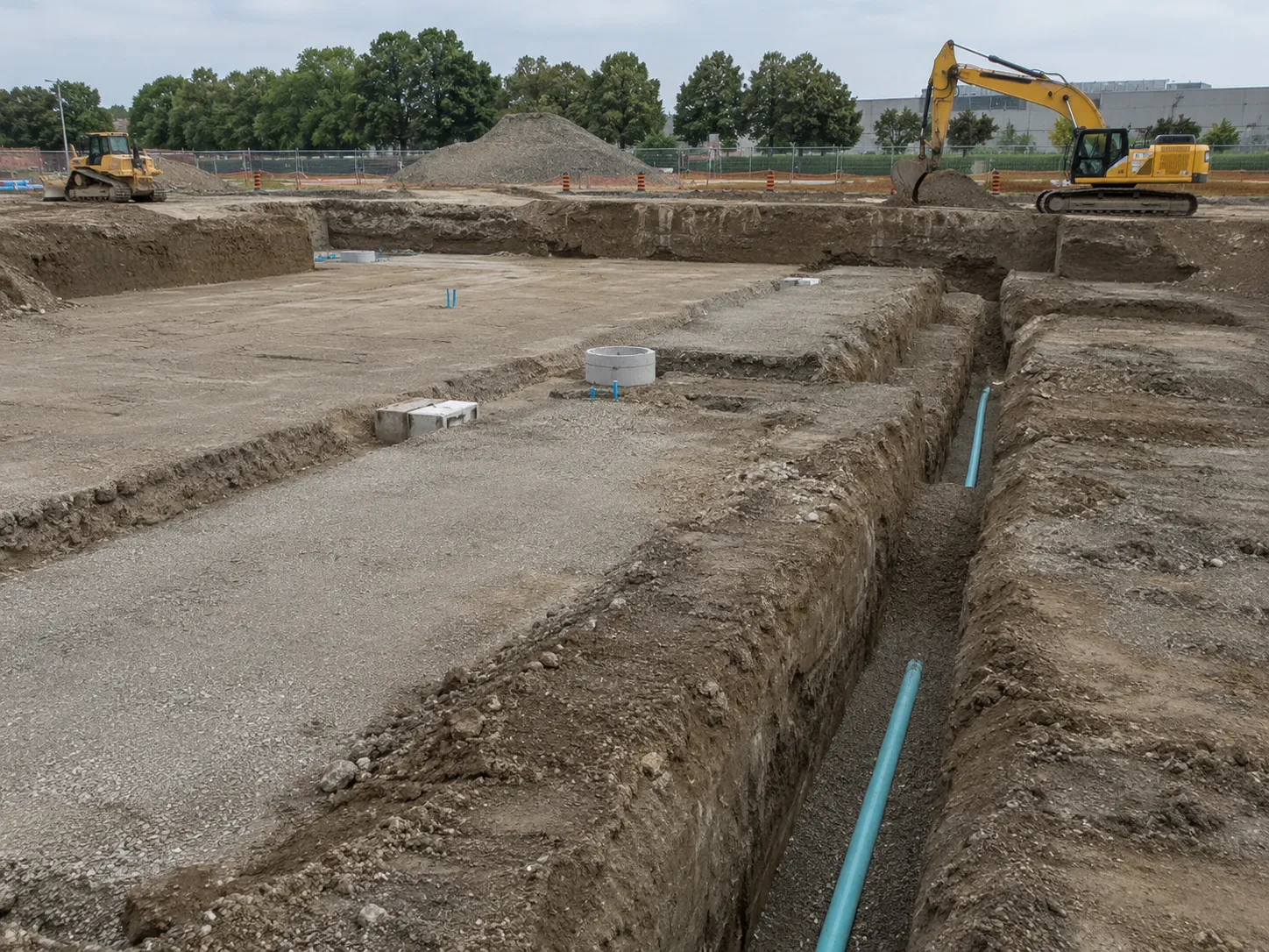 Completed Site Excavation installation in Markham by Harrowgate Group
