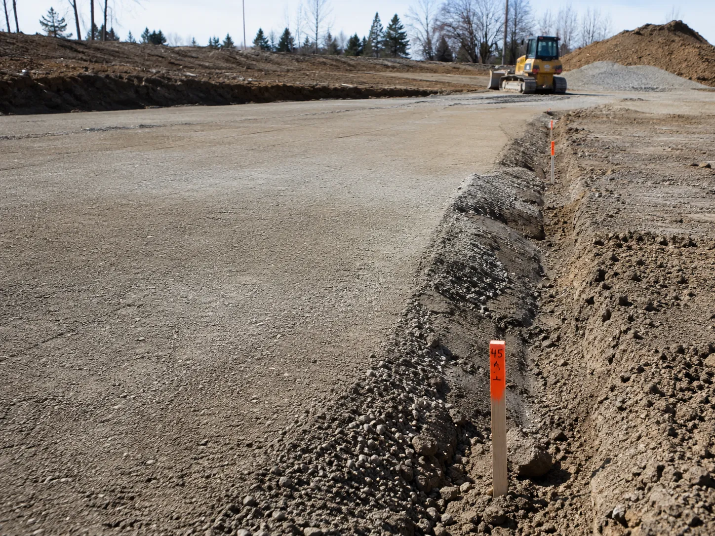 Site Grading and Earthworks in Markham being built and completed on site by Harrowgate Group