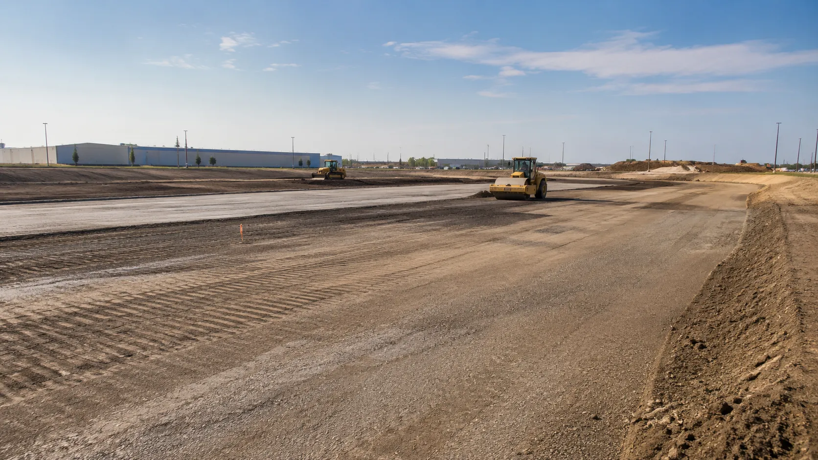 Site Grading and Earthworks in Markham, Ontario, self-performed and completed by Harrowgate Group