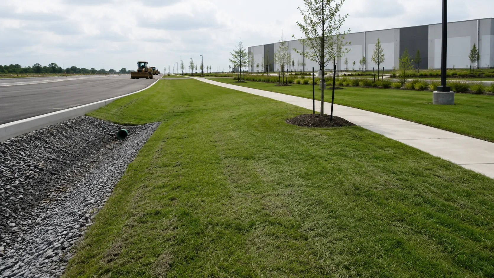 Site Restoration and Landscaping in Innisfil, Ontario, self-performed and completed by Harrowgate Group