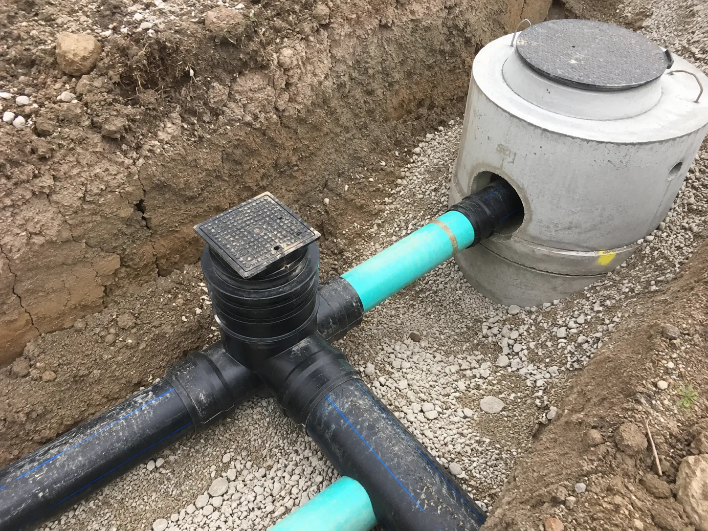 Site Servicing in Aurora being built and completed on site by Harrowgate Group