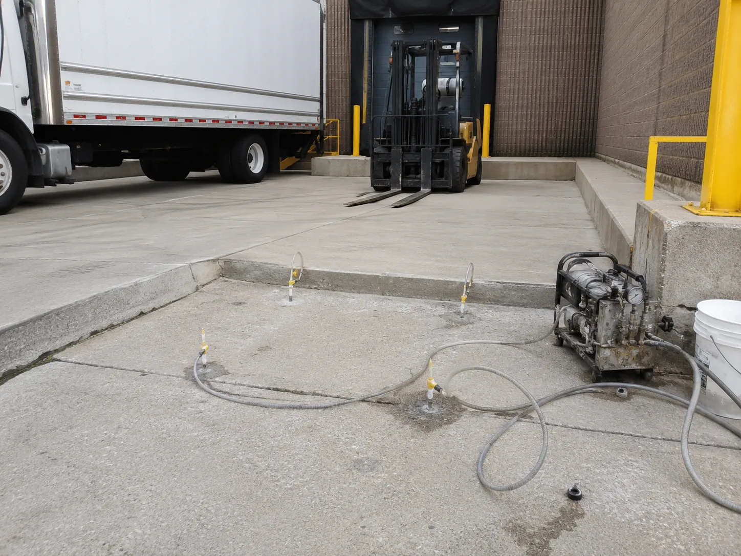 Completed Slab Lifting and Levelling installation in Markham by Harrowgate Group