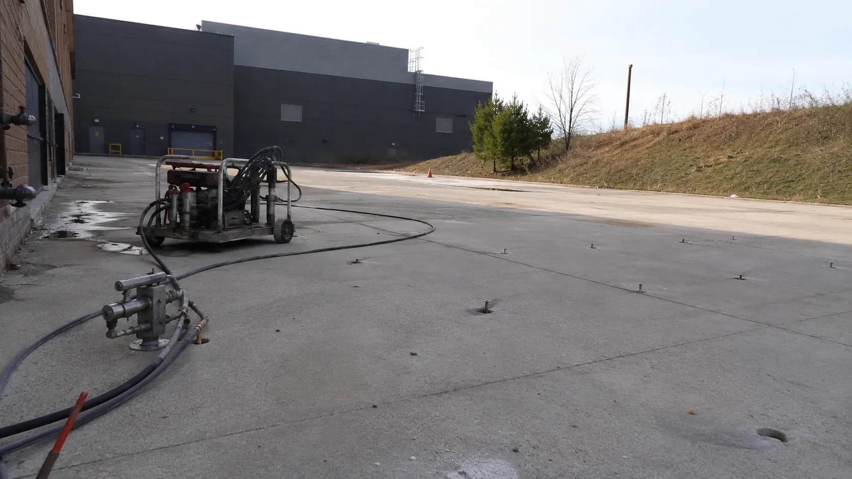 Slab Lifting and Levelling in Markham, Ontario, self-performed and completed by Harrowgate Group