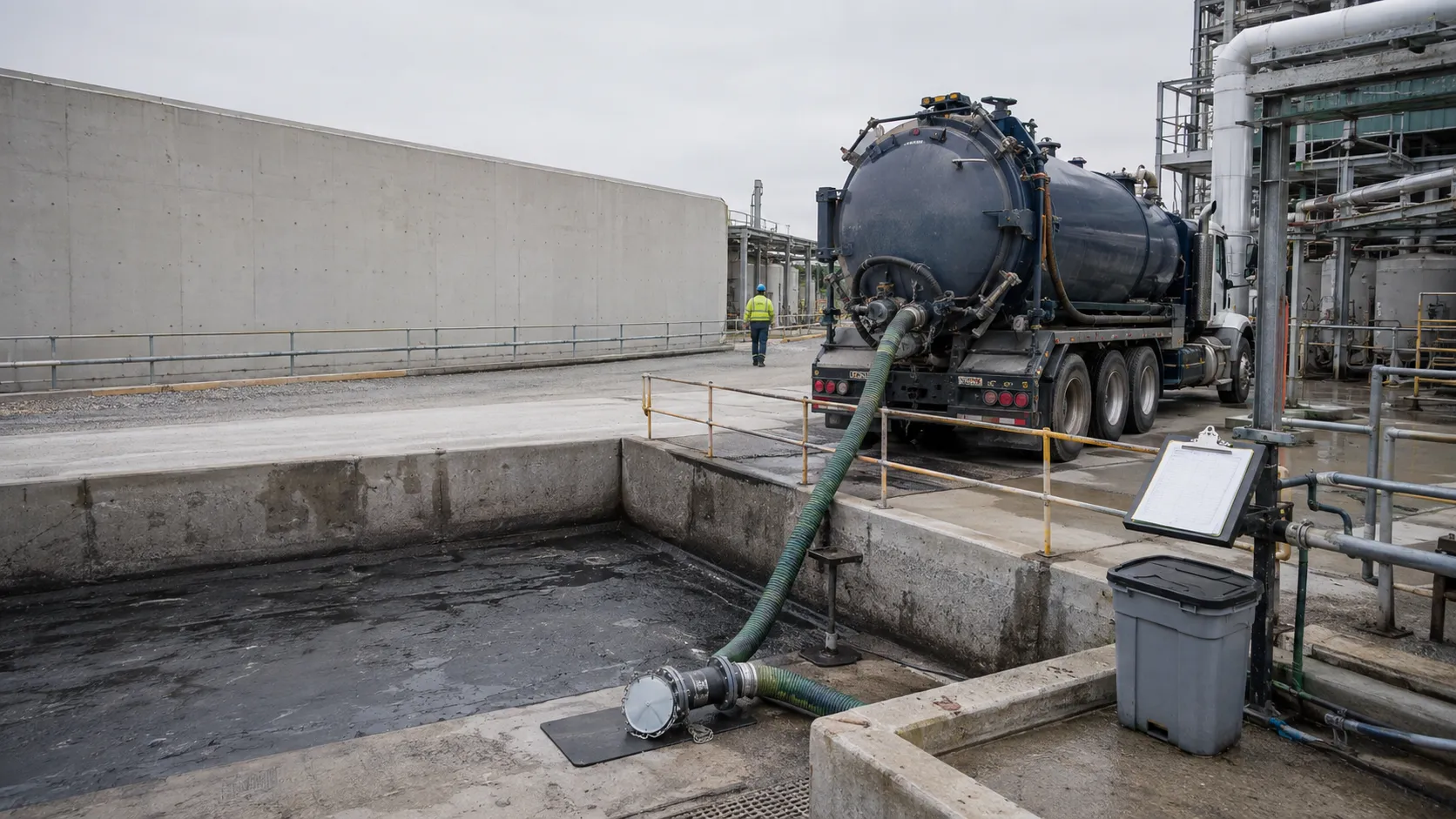 Sludge and Industrial Waste Removal in Markham, Ontario, completed by Harrowgate Group