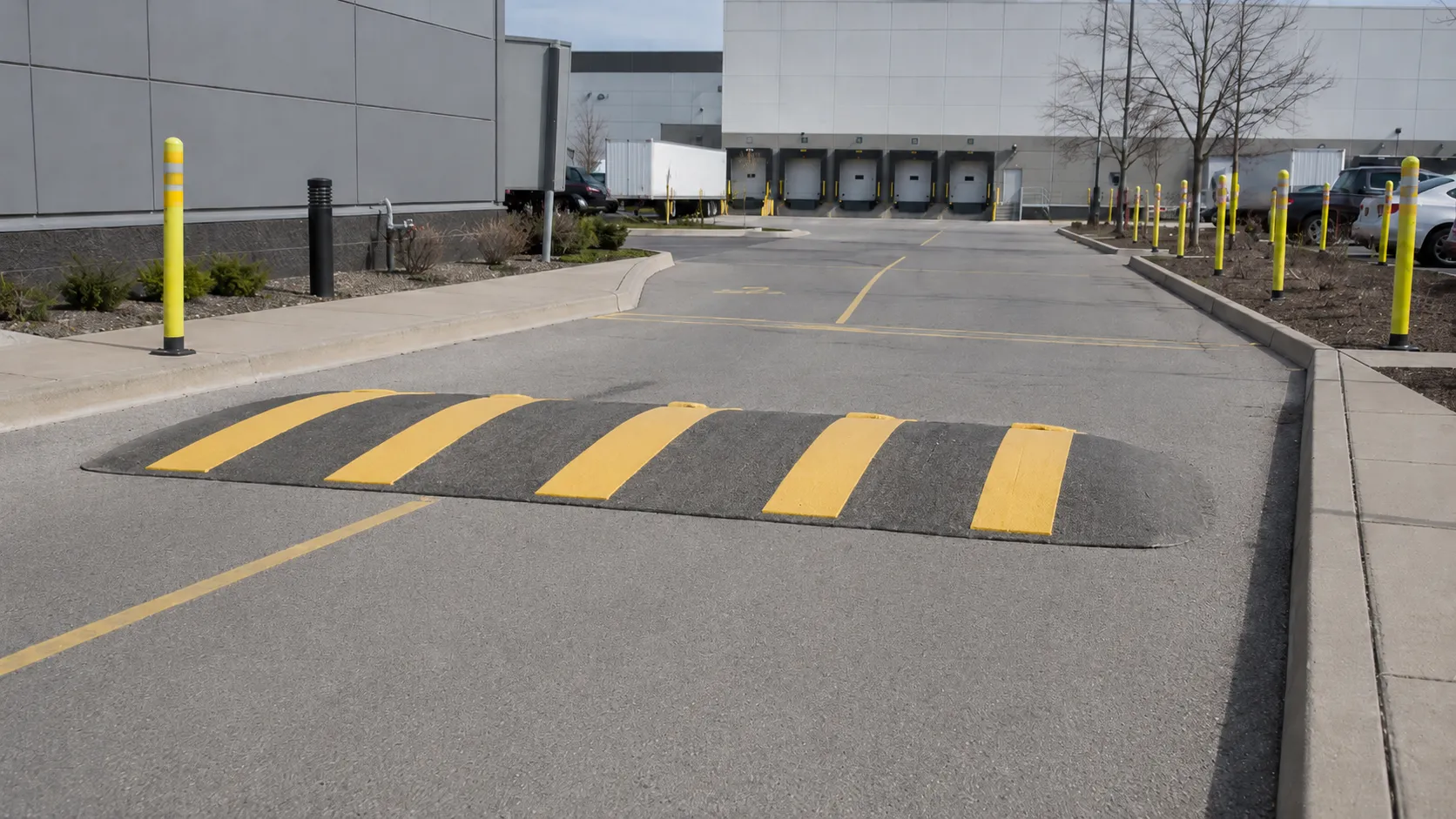 Speed Bumps and Traffic Calming in Richmond Hill, Ontario, self-performed and completed by Harrowgate Group